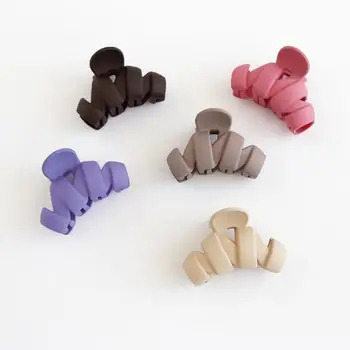 

Practical Sweet Frosted Color Grab Clip Makeup Bath Hair Catch Wild Hair Clip Korean Adult Hair Clip Hair Accessories