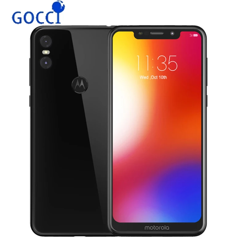 Глобальный Встроенная память Motorola MOTO P30 мобильный телефон 4 Гб Оперативная память 64 Гб Встроенная память 5,86 дюймов Snapdragon 625 Восьмиядерный отпечаток пальца ID смартфон