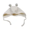 Winter Baby Boy Girl Warm Cap Hat No-Brim Plush Ball Hat Beanie Bear Ears Solid Strap Caps ► Photo 3/6