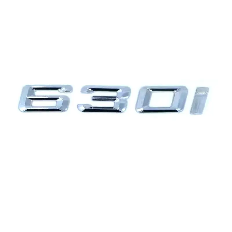 20 шт./лот 630i эмблема значок Авто хром 3d стикер