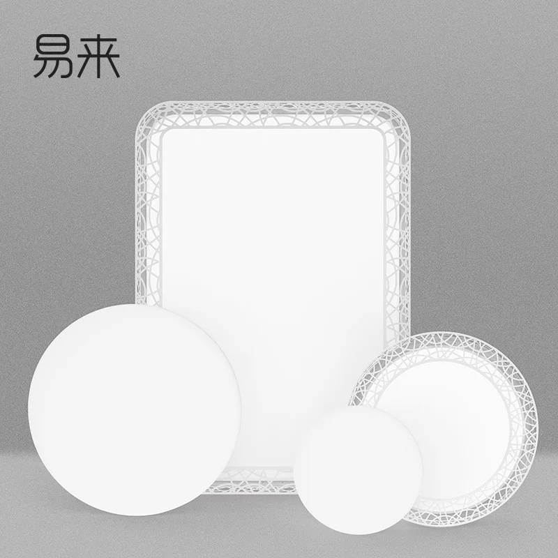 Xiaomi Yeelight YILAI YlXD07Yl Прямоугольник Стиль полый потолочный светильник Pro регулируемый свет Mijia приложение управление Умный Свет для дома