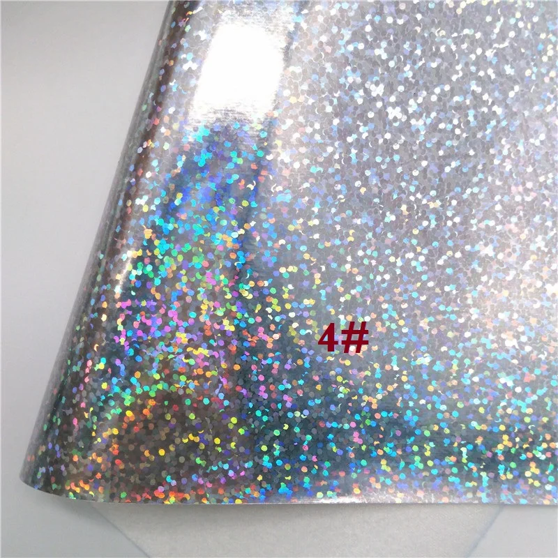 4 Glitterwishcome 21X29 см A4 гладкая блестящая ткань кожаные листы, искусственная кожа ткань, синтетическая кожа для бантов, GM464A - Цвет: 4