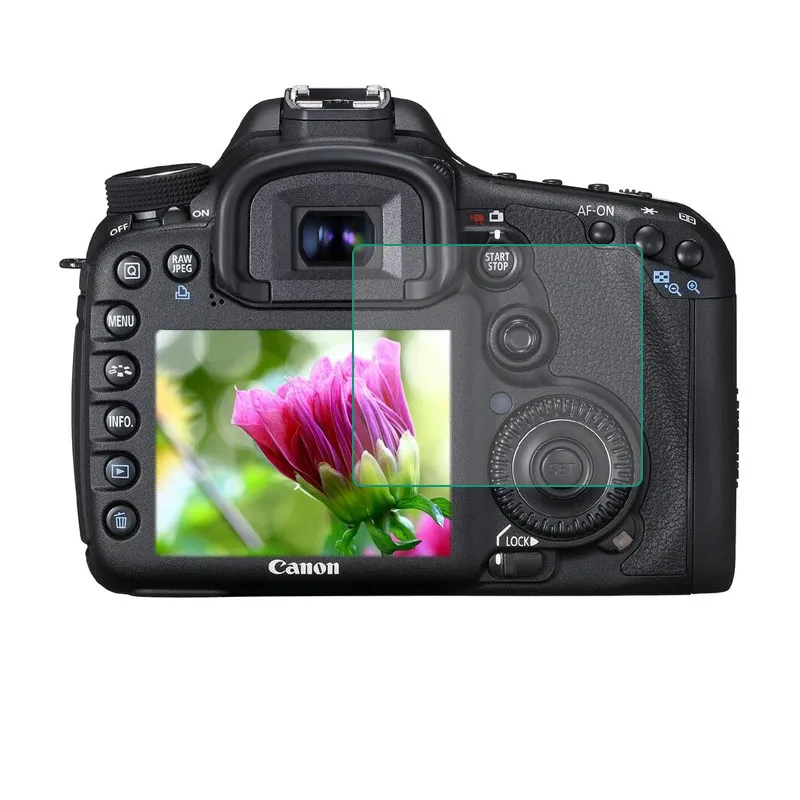 Закаленное стекло Защитная крышка для Canon EOS 7D DSLR камера ЖК-дисплей экран Защитная пленка защита