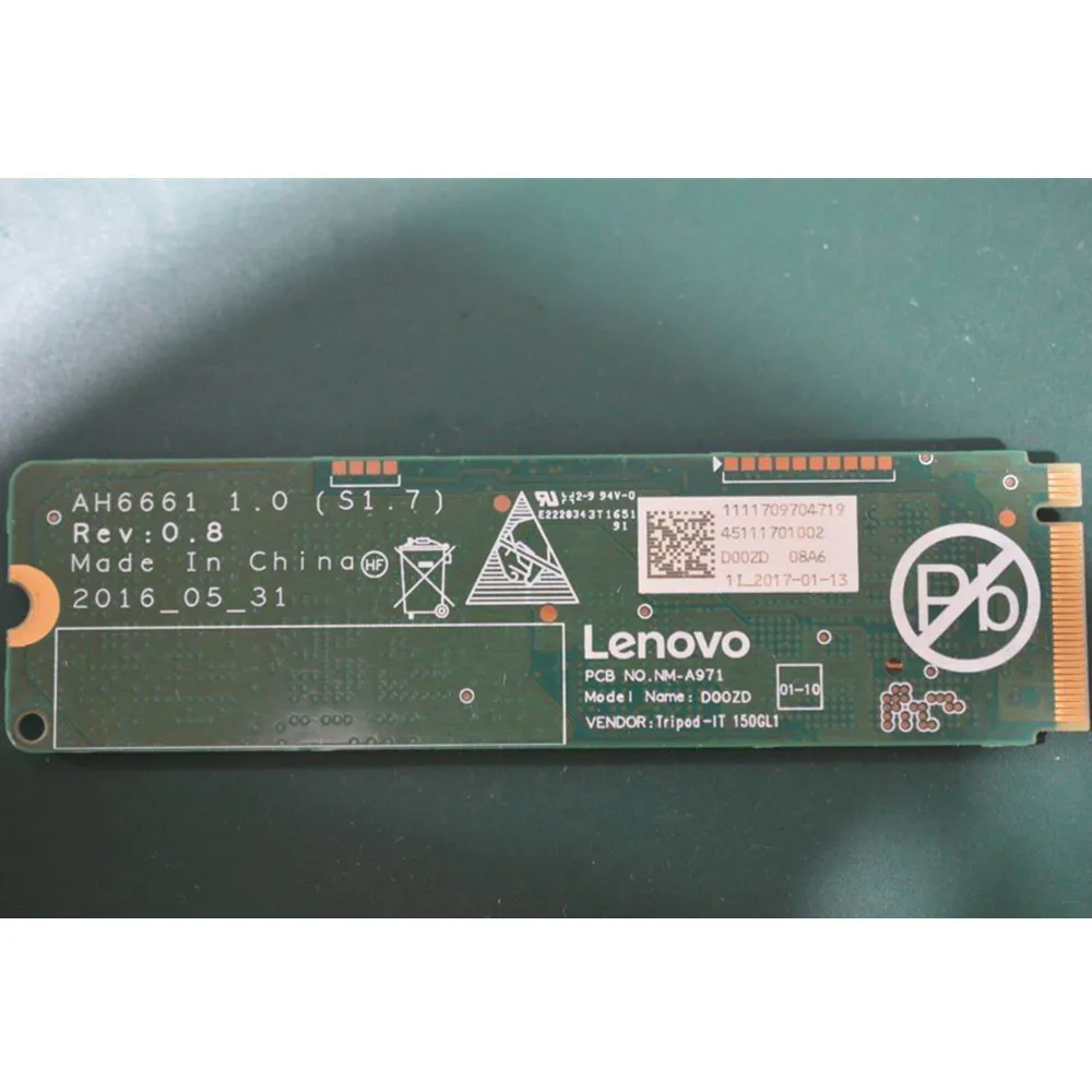 New Original Lenovo Thinkpad Solid State Hard Disk 2.5 512G SSD X1