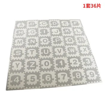 

36 Pcs Children Kids Baby Puzzle Mat Baby Foam Playmat Activity Mat Gym Train Numbers Letters Alphabets Mat