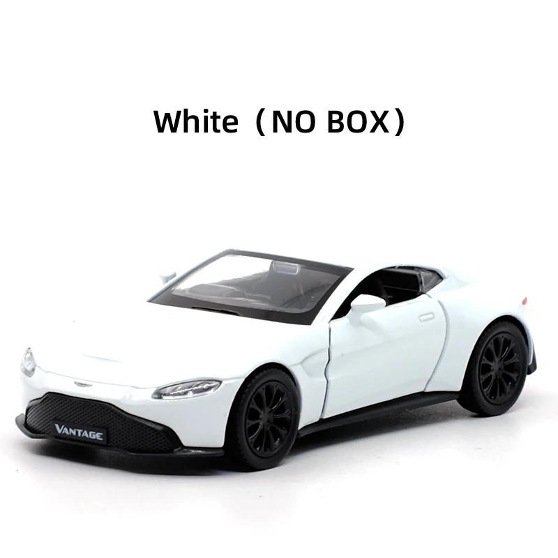 RMZ город 1:36 Мартин Vantage спортивный автомобиль сплав литья под давлением модель автомобиля игрушка с откатом назад для детей Подарки Игрушка коллекция - Цвет: White(NO BOX)