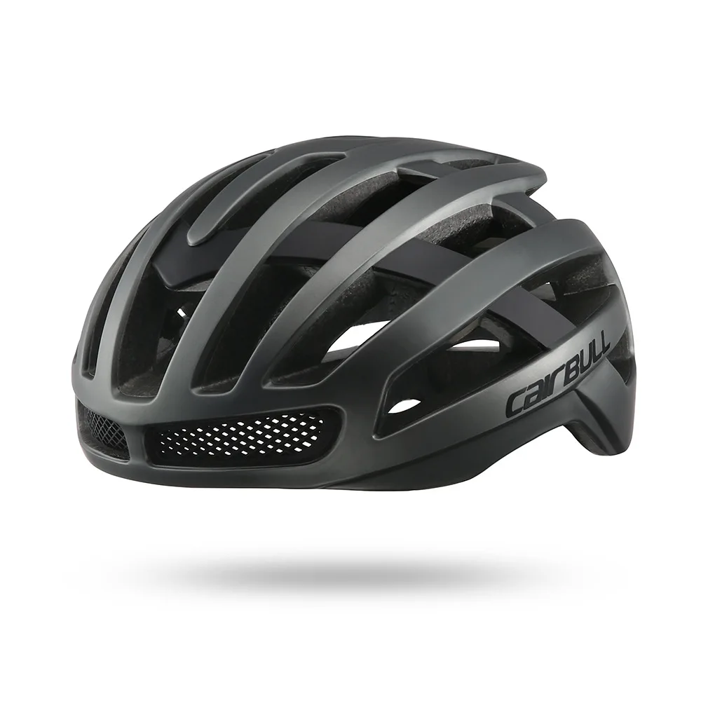 Cairbull VELOPRO Сверхлегкий Casco Ciclismo комфортный дышащий MTB дорожный велосипедный шлем для верховой езды соревнование скорости безопасности шлем - Цвет: Titanium gray