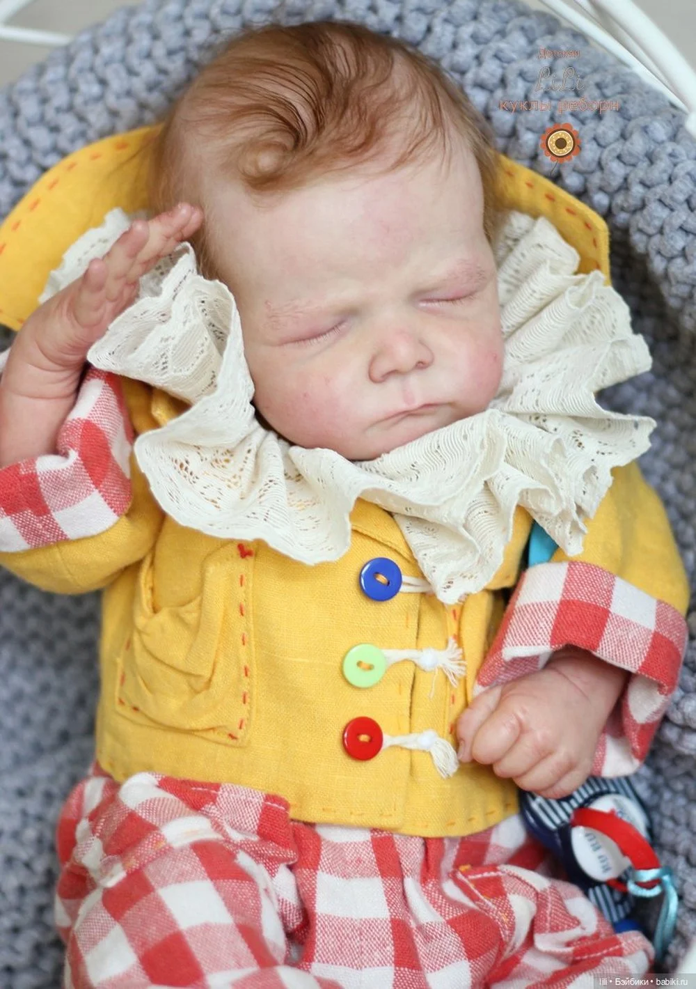 

19inch Reborn Doll Kit Cayle Lifelike Newborn Sleeping Baby Soft Touch Fresh Color Unfinished Unpainted Doll Parts with Body