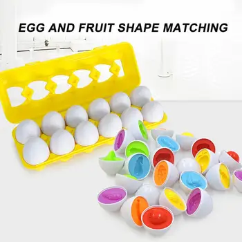 

Education Learning Toys Smart Eggs Wise Pretend Play Puzzle for Children Rich in Color Benefiting Eyes Development