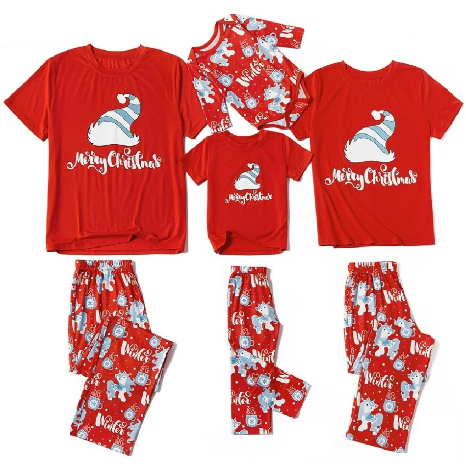 Short Sleeve Christmas Family Matching 