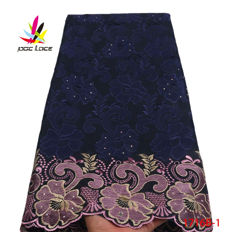 

Swiss Voile Lace In Switzerland High Quality Nigerian Cotton Dry Lace Msterial Men Embroidery Swiss Voile Lace Fabric XZ1716B