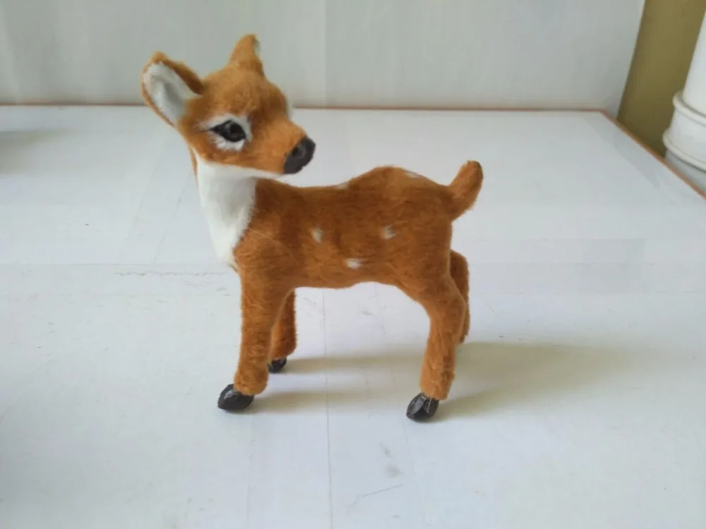 mini animals hard model polyethylene&ampfaux furs simulation owl deer rabbit prop handicraft home desktop decoration toy gift a011 | Дом и сад