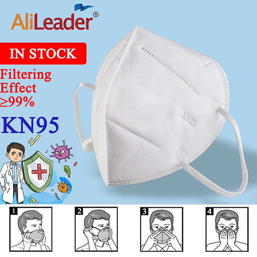 

Alileader Fast Shipping 10/20/50/100Pcs Mask Face Mask Flu Anti Dust Mask Anti Dust Face Mask Anti Viru 4 Layer For Hair