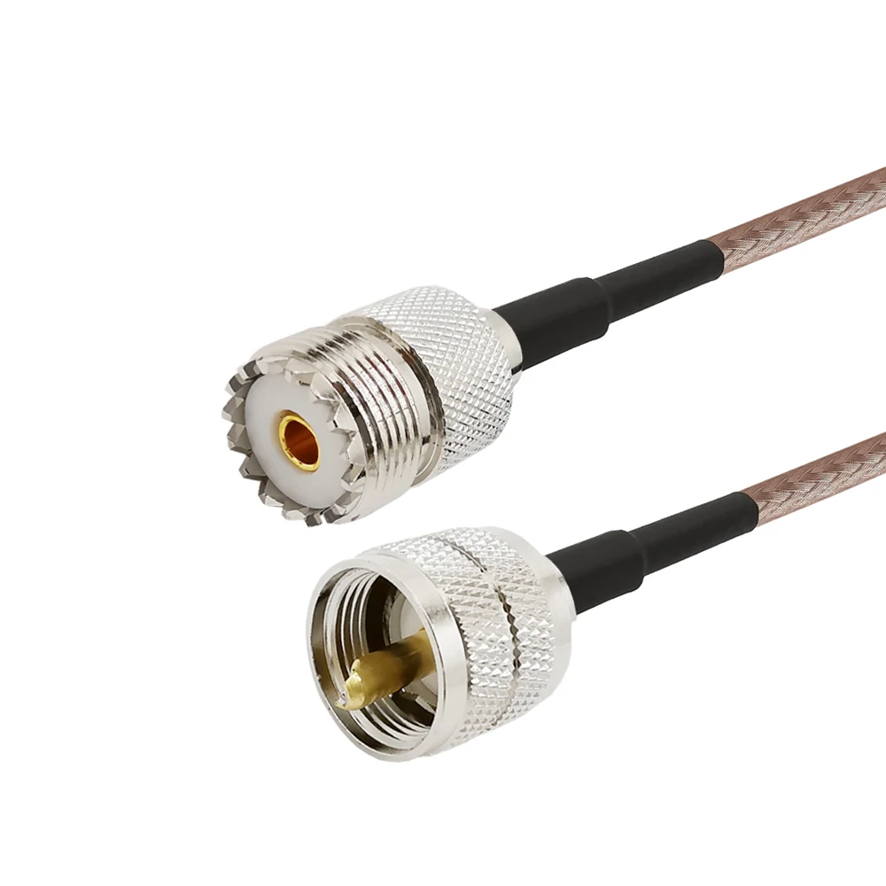 Кабель UHF PL259 с разъемом типа папа на SO239 мама RG316 для любительского