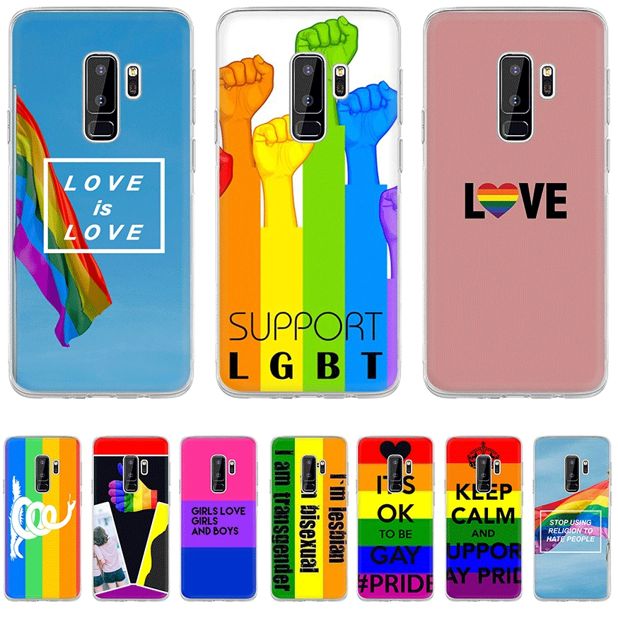 Чехол для телефона Samsung S3 S4 S5 S6 S7 S8 S9 S10E S10Plus Note 8 9 M10 M20 M30 M40 гей лесби Радужный Флаг