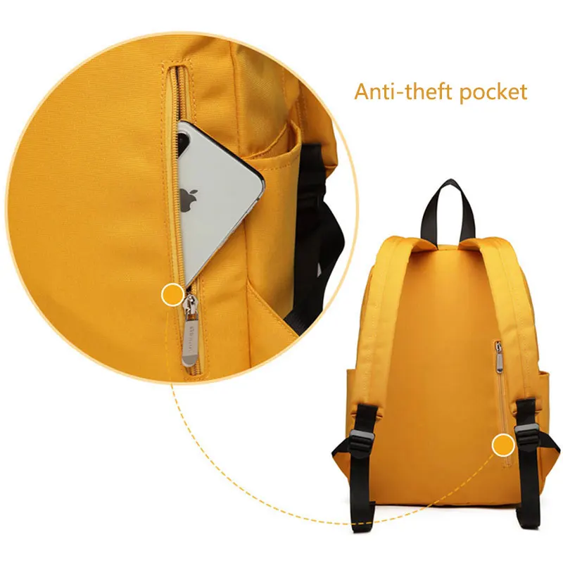  Ciephia 2019 Brand Design Women Casual Backpack Waterproof Nylon Large Capacity 14 inch Laptop Back