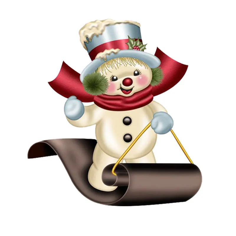 

Cute Metal Cutting Dies Christmas Snowman Sled 2019 Crafts Stencil For DIY Scrapbooking Paper Photo Cards Mould Embossing Die