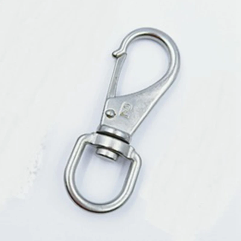 304 Stainless Steel Swivel Eye Snap Hooks Scuba Diving Clips Universal Marine Hardware Spring Buckles for Bird Feeders/Pet Chain