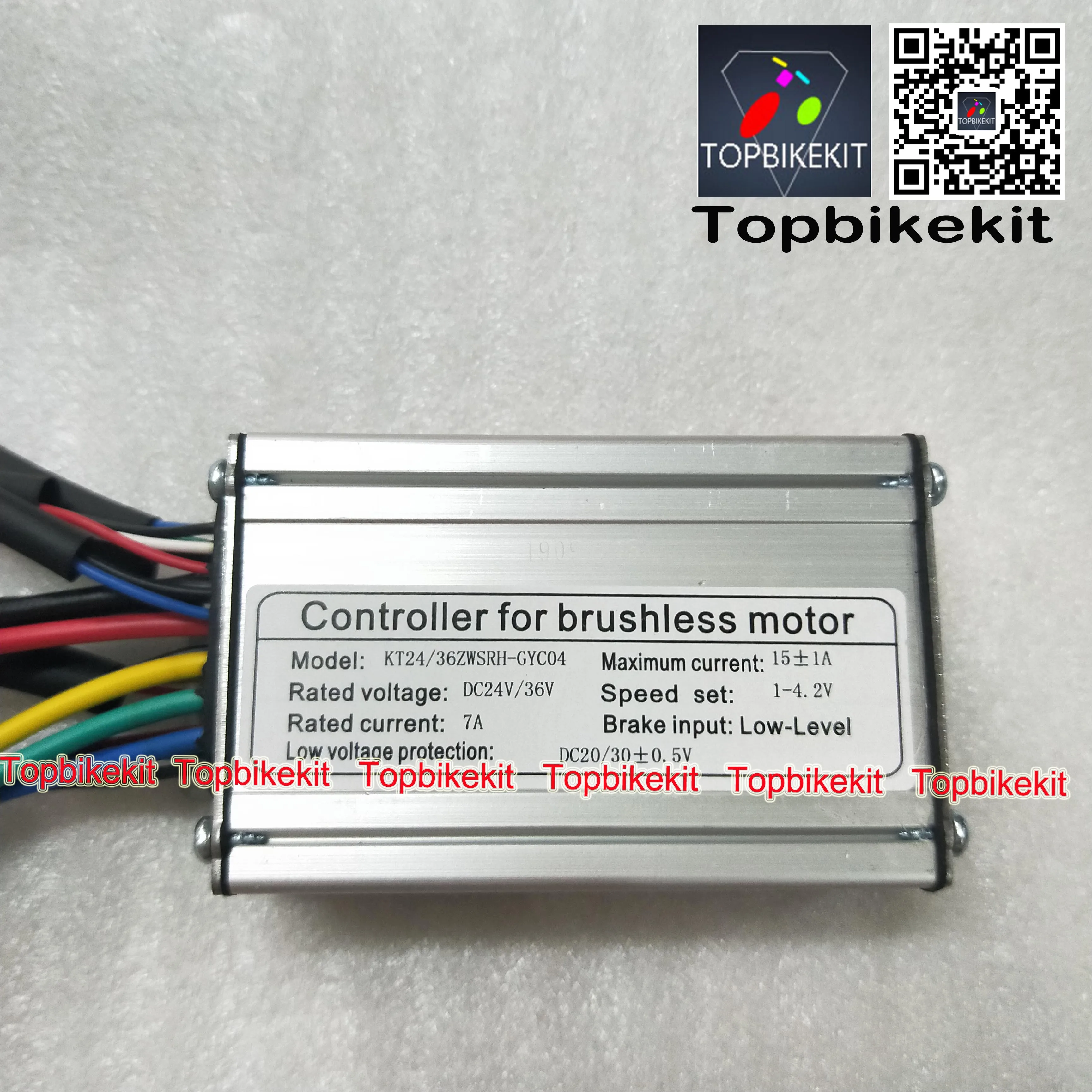 KT S06P/T06P контроллер 24 в 250 Вт/36 в 250 Вт KT моделирование крутящего момента квадратная волна контроллер для 24 В/36 в 250 Вт-350 Вт мотор