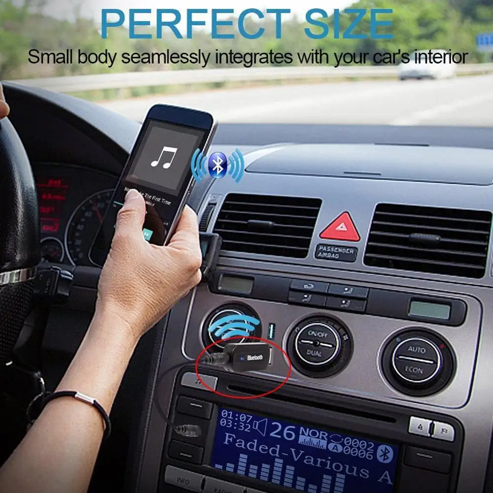 3,5 Bluetooth Aux беспроводной портативный мини автомобильный комплект Bluetooth Музыка mp3 аудио приемник адаптер 3,5 мм стерео