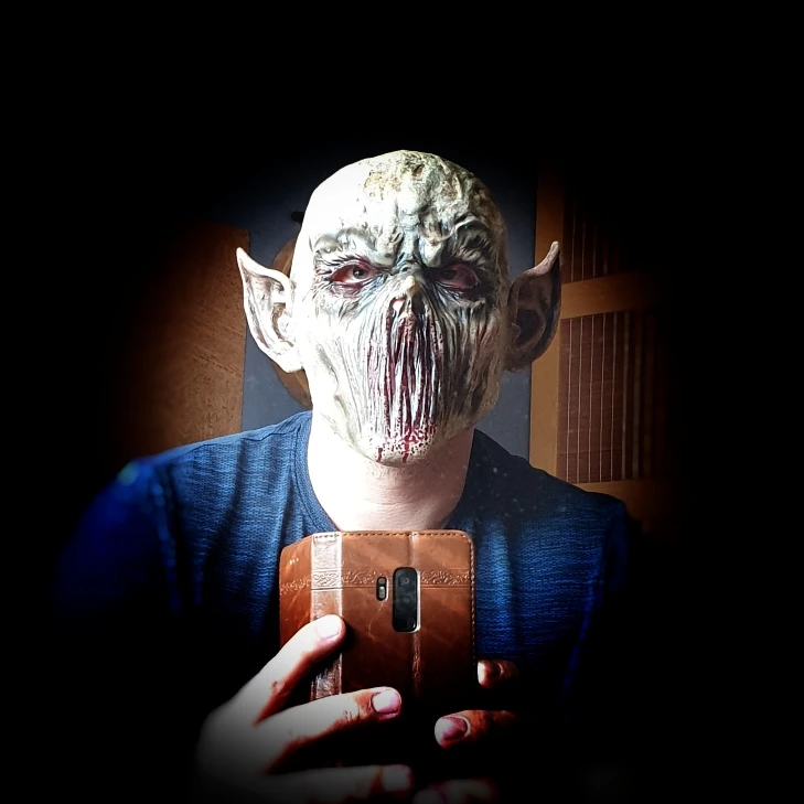 Ужасная пугающая маска для Хэллоуина взрослая латексная зомби монстра вампира