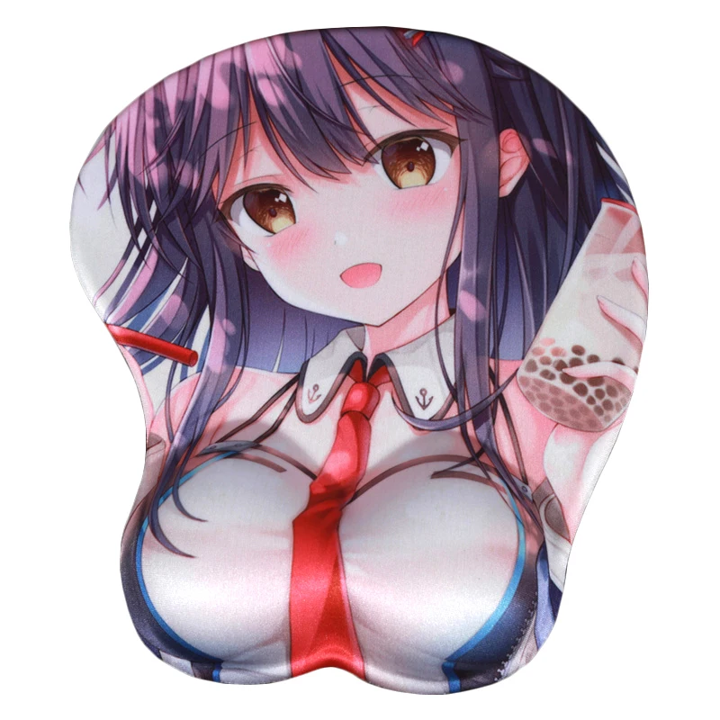 3D mouse pad FFFAS 3D коврик для мыши жемчужный молочный чай девочка подставка для запястья в виде груди игровой коврик для мыши Компьютерная клавиатура, Мышка для ноутбука - Цвет: 3D mouse pad