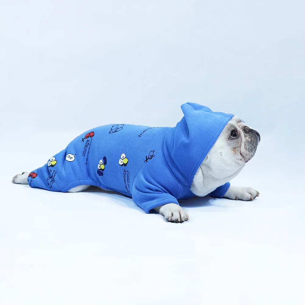 Cute Fleence Hoodie for Small and Medium Dogs