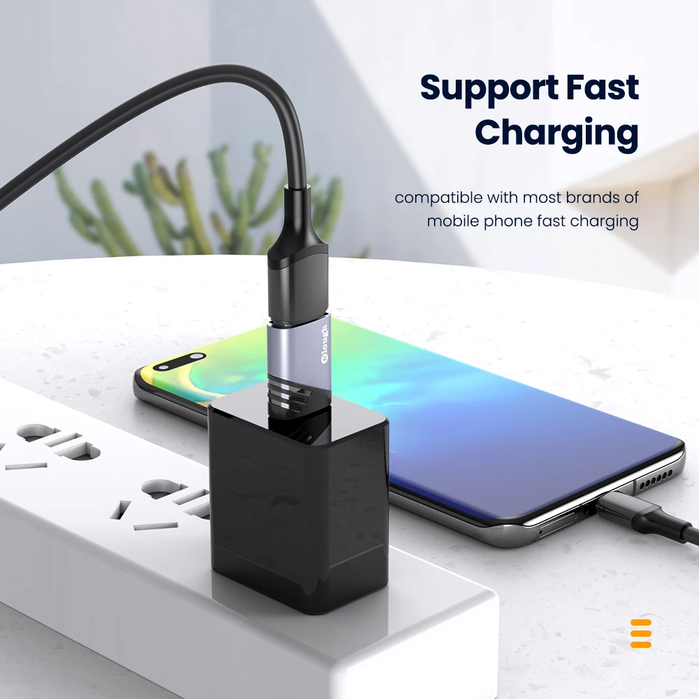 USB Type C OTG Adapter USB C Male To Micro Type-C Female Converter For Macbook iPad Samsung S20 POCO