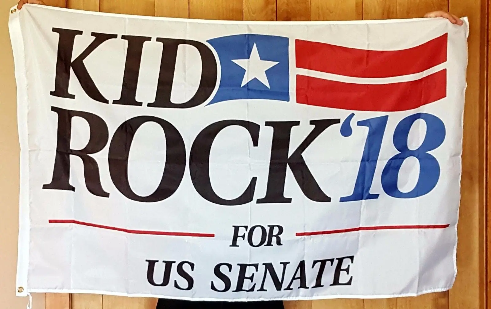 3ft x 5ft 3 x5ft Kid Rock для Сенат США 18 флага в стиле рок-н-ролл баннер Печать баннер, флаг из полиэстера Размеры 150*90 см