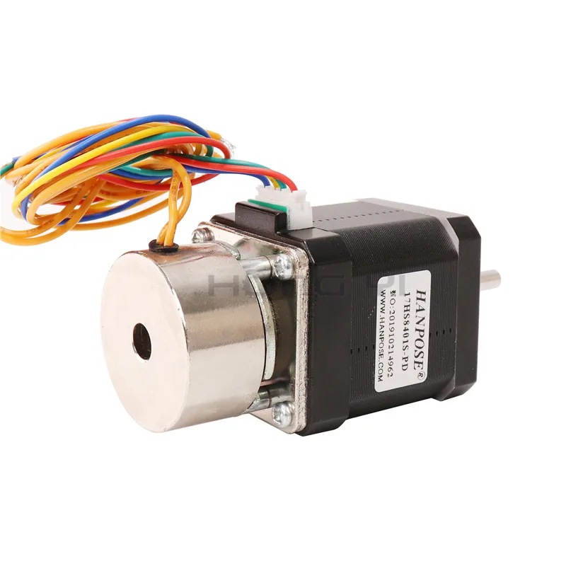 5PSC 42 Шаговый двигатель 42hb6401 с тормозом 70n. См Сильный крутящий момент с ленточным тормозом мотор отключения питания тормоза