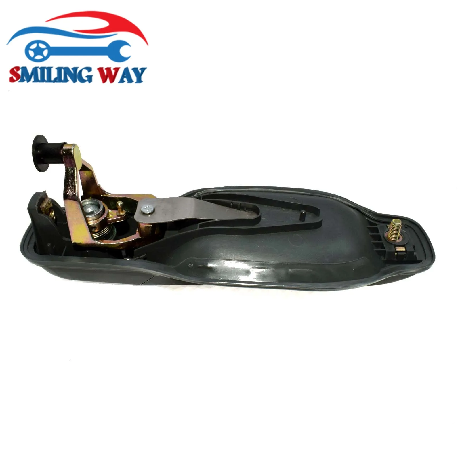 Maniglia Porta Anteriore Esterna (Coppia) Con Chiavi Per Iveco Daily 1989-1999 - Sostituzione Originale 93936135 93927792, Colore Nero