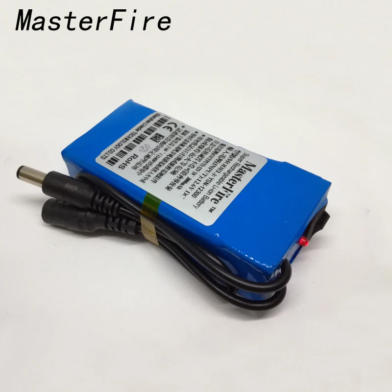Аккумуляторный блок MasterFire 20 компл./лот 12 В 3000 мА ч литий-ионный с вилкой + зарядное