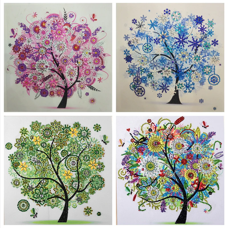 Diamond-Embroidery-Four-Seasons-Trees-Picture-Special-Shaped-Diamond-Painting-Needlework-Rhinestone-5d-Cross-Stitch-Home