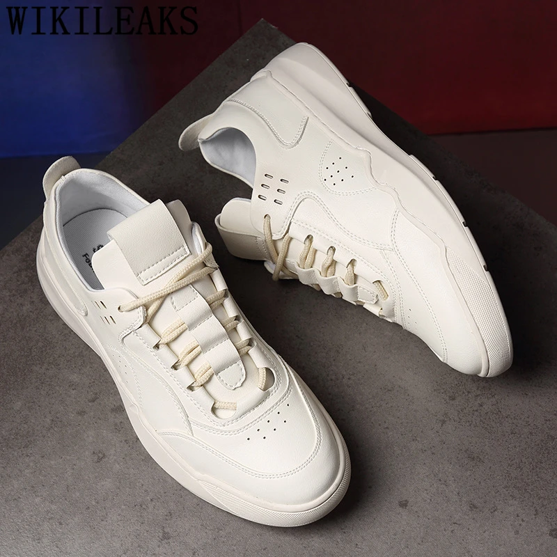 mens leather trainers sale