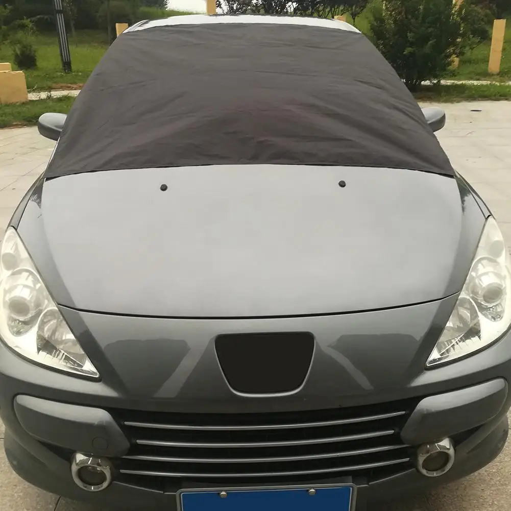 Автомобильный чехол на лобовое стекло, Универсальная автомобильная защита от дождя и льда, защита от солнца и УФ-излучения, защита на переднее стекло, Защитная крышка для автомобиля