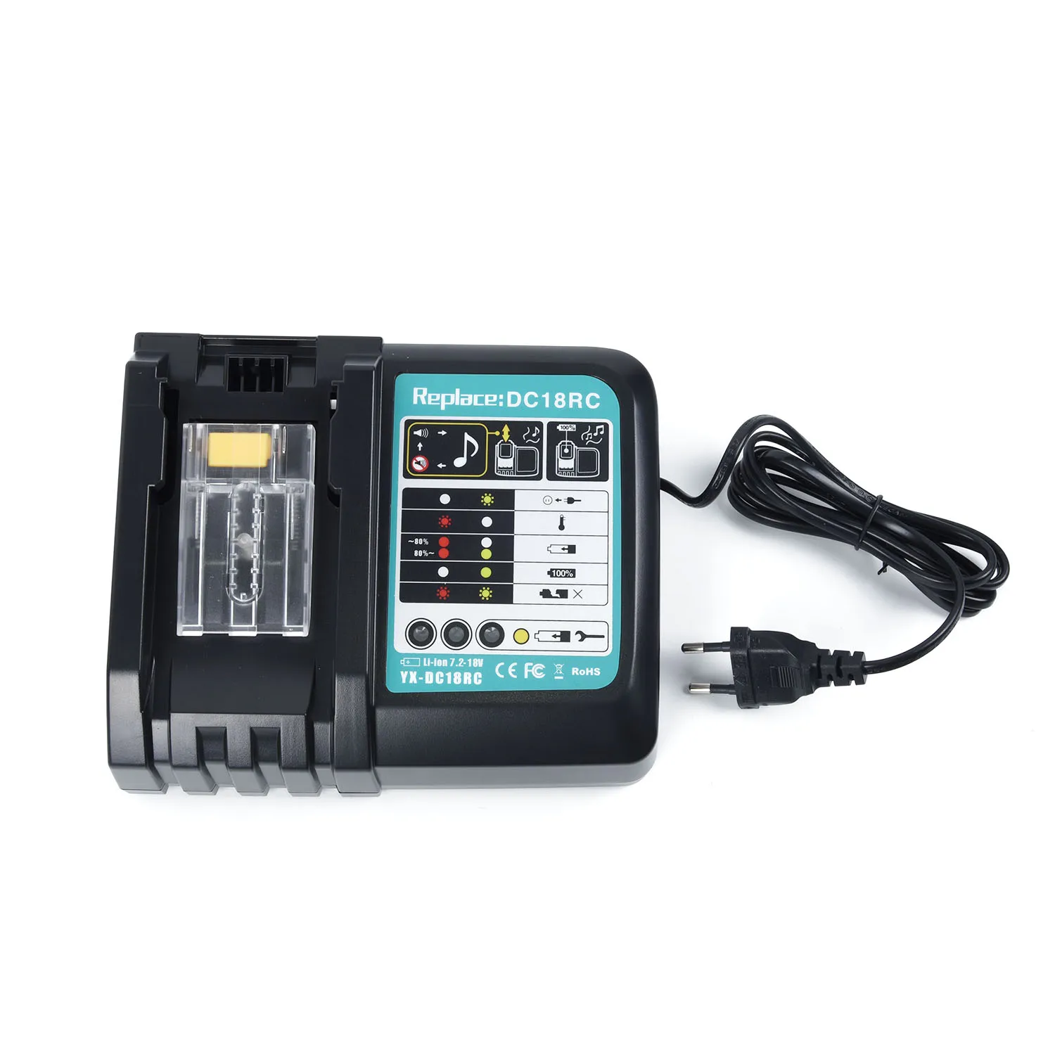 

14.4V - 18V 3.0A Fast Li-ion Lithium Battery Charger For Makita Power Tool US