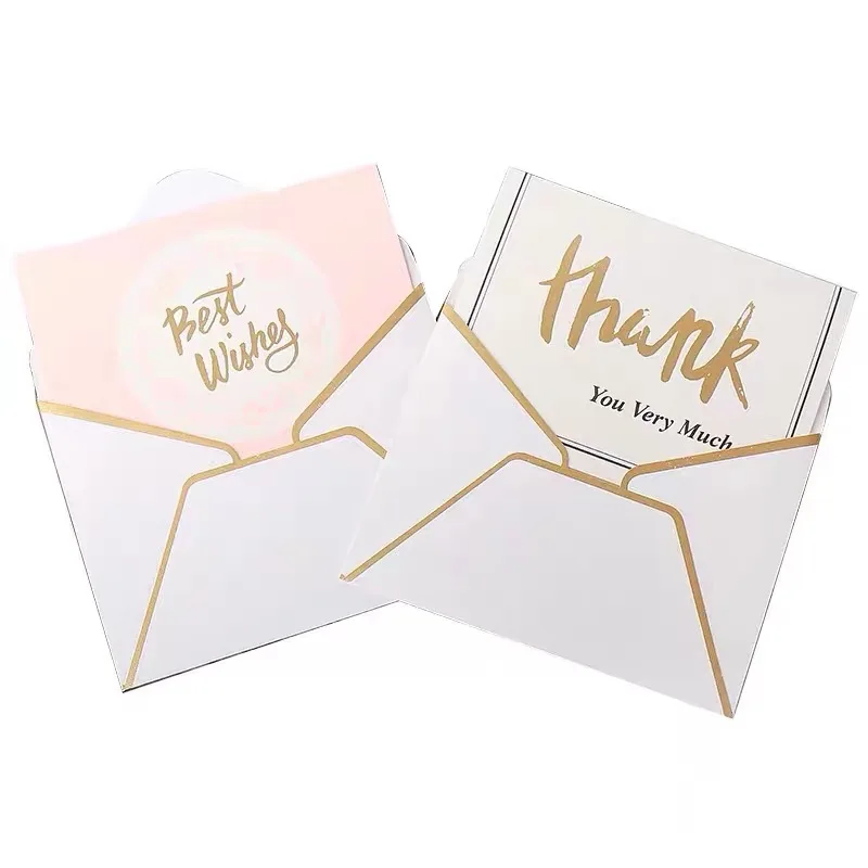 

New Year's Day card Birthday wish thanks for diy little card Korea creative thank-you card Postcards paper envelopes packaging