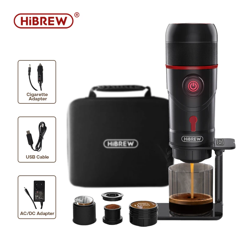 HiBREW Portable Coffee Machine for Car,DC12V Expresso Maker Nexpresso