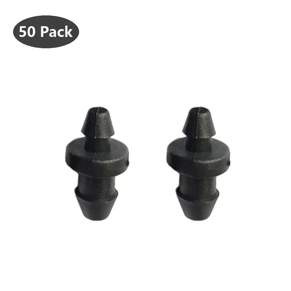 

50Pcs Hose End Plug Garden Water Hose End Connector Micro Drip Irrigation System 3/5mm and 4/7mm Hose End Plugs