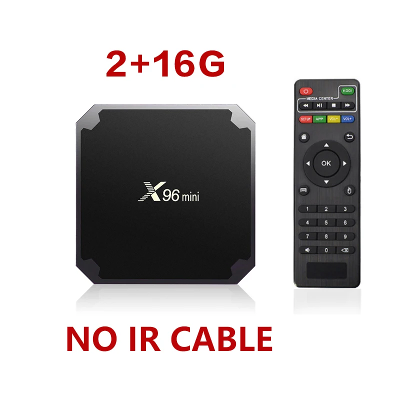 X96 Мини Android 9,0 Smart tv Box 2,4G Wifi Amlogic S905W Четырехъядерный 4K HD Netflix медиаплеер X96mini 1G 8G телеприставка 2G 16G - Color: 2g 16g