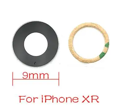 For Iphone XR 10 шт./партия, задний объектив задней камеры крышка для Iphone 6 7 8 Plus X XR XS Max с наклейкой клейкие запчасти - Цвет: For Iphone XR