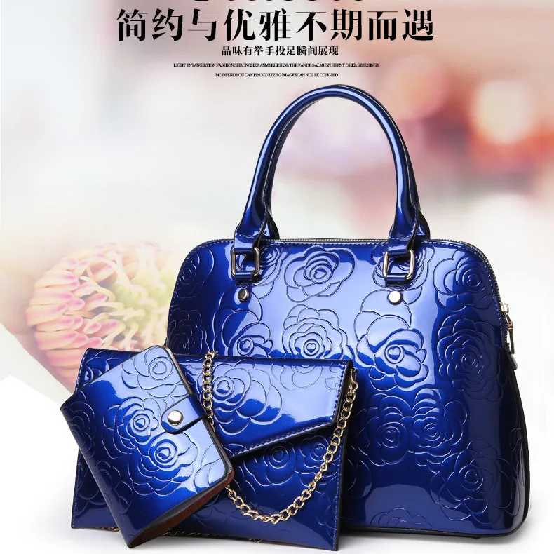 

2017 New Style Western Style Elegant Engraving Different Size Bags Women's Fashion Simple One-Shoulder Oblique Bag WOMEN'S Bag