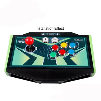 

2 Player Arcade Control Joysticks LED Illuminated Buttons DIY Parts For MAME With LED Arcade Buttons+ 2 Joysticks+2 USB Encoder