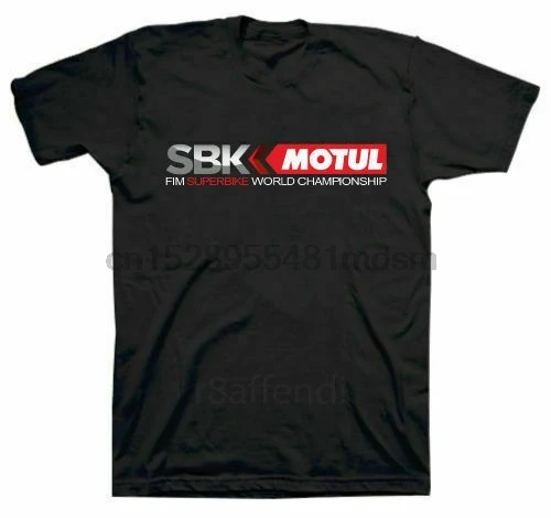 Ограниченная Новинка WSBK Motul FIM гоночная мотоциклетная Футболка размер S до 5XL