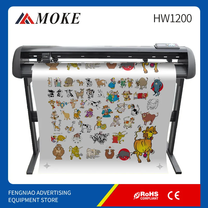 US $423.99 Vicsign Plotter HW Series 330 630 1200 1600 Cutting Plotter Signmaster Software USB Drive Plotter Engraving Machine Automatic
