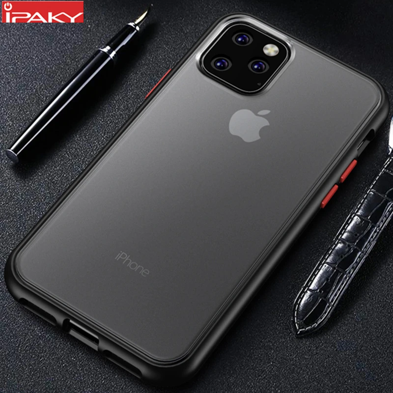 Чехол Magic Shadow IPAKY 11 Pro для iPhone цветные кнопки мягкий бампер гибридный ударопрочный