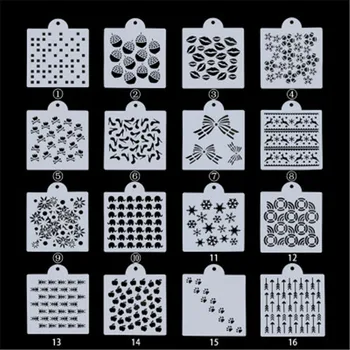 

Cake Decorating Tool 6 inch pattern Cake Side Cupcake Stencil Sugarcraft Decoration Mould Baking Tool Kitchen Accessories