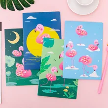 1 шт. блокнот Фламинго Новинка Канцтовары, записные книжки для студентов милый для планирования расписания детей мультфильм подарок Kawaii школьные принадлежности