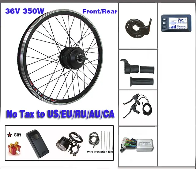 Electric Bike Conversion Kit 36v 350w 