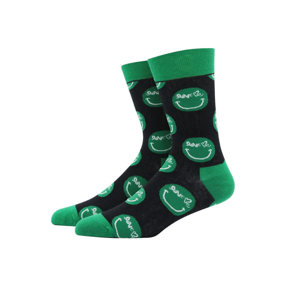 Unisex Fashion Style Love Smiley Socks Cotton Harajuku Colorful Full Socks for Women Happy Funny Man Socks Medias